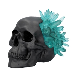 Figurka Czaszka Czarna - Crystal Skull 17,6 cm